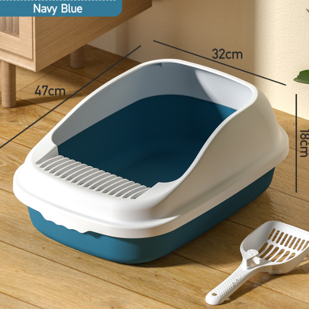 Cats Litter Box Semi Automatic Pet Cat Toilet Cat Training Toilet Kitten Toilet Boxes