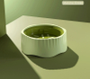 Pet Colorful Healthy Diet Slow Feeder Anti-Slip Plastic Water Food Dog Bowl