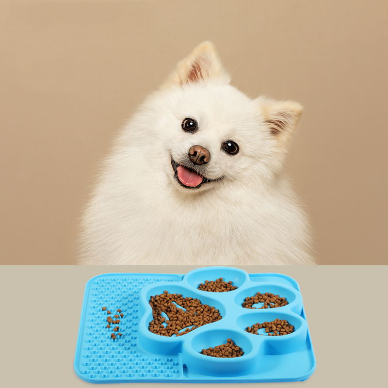  Silicone Dog Lick Mat Logo-Customized Lick Mat Dog Accessories Slow bowl Down Your Pet's Eating