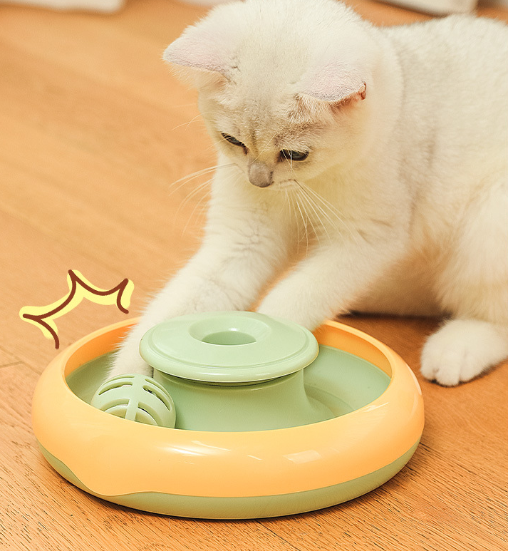 360° Smart Automatic Interactive cat Smart Ball Toy Cat Toys Rolling Teaser Ball Battery