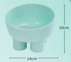 Elephant Leg Neck Protection Cat Bowl Elevated Anti-Knock Pet Food Bowls PP Plastic for Dogs