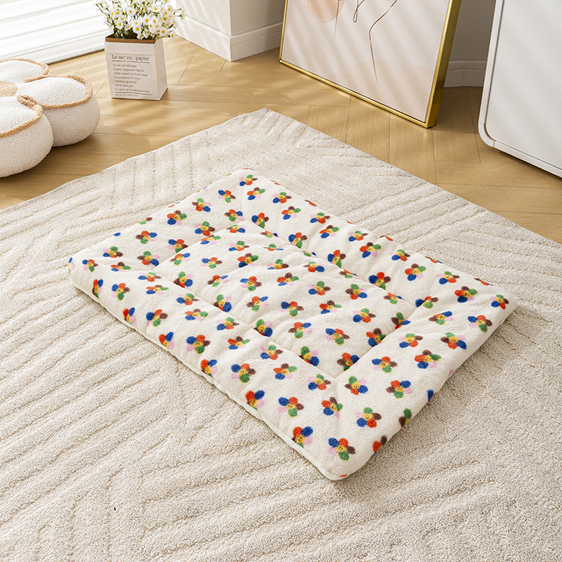 Warm Soft Comfort Plush Pet Bed Dog cat Blanket Mat