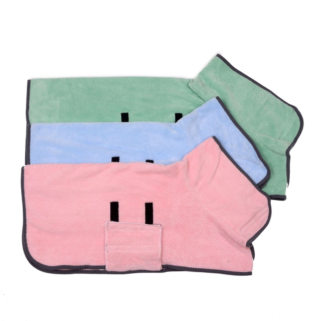 Wholesale Soft Terry Pet Drying Coat cat Dog Bathrobe