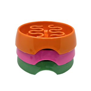 Melamine Bowl Pet Cat Dog Slow Bowl Feeder 