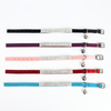 Velvet Crystal Rhinestone Soft Elastic Belt Cat Necklace Collar Diamond Chain