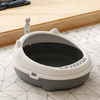 Cat litter box spatter-proof thickened cat toilet semi-enclosed sand-proof pet supplies cat litter box
