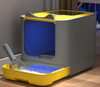 Pet Plastic Closed Cat Litter Box Cat Litter Trays Toilet