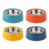 Stainless steel plastic pet dog bowl bowls