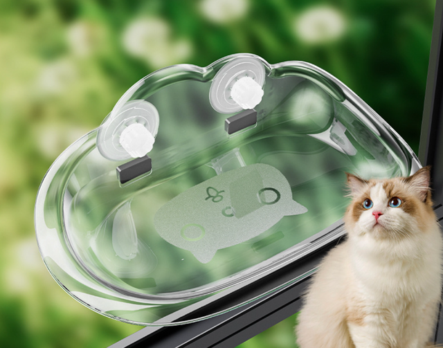 Cat Bed Window Hammock Perch Safety Cat Shelves Space Saving Window Mounted Cat Seat