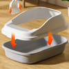 Cats Litter Box Semi Automatic Pet Cat Toilet Cat Training Toilet Kitten Toilet Boxes
