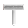 Customize Logo New Style Wooden Pet Grooming Cleaner Dog Cat Fur Hair Lint Remover Brush With Self-Cleaning Base