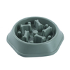 Slow Food Bowl Slow Feeding Bowl Anti-Choking Design Pet Slow Eating Cat Dog Bowl With Bone Shaped
