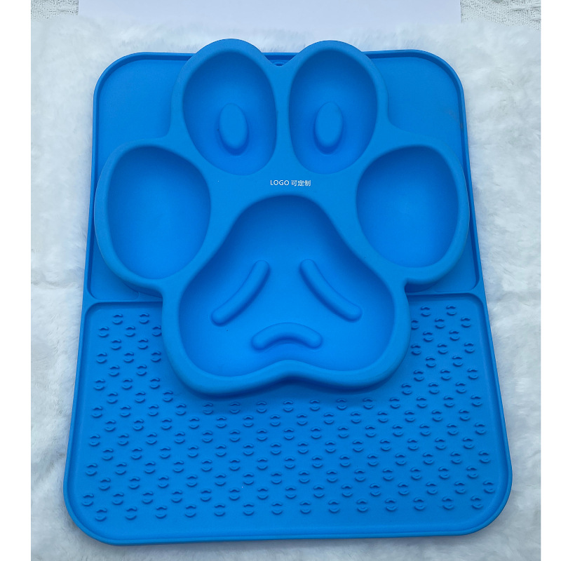  Silicone Dog Lick Mat Logo-Customized Lick Mat Dog Accessories Slow bowl Down Your Pet's Eating
