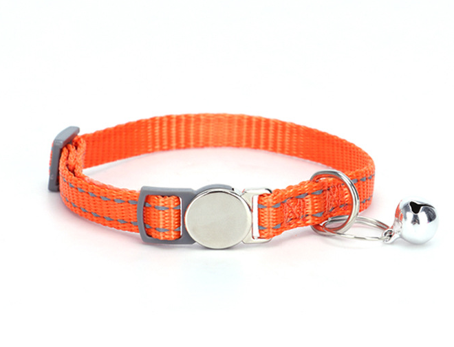 Personalized Custom Pet Tag Collar with Bell Luxury Laser Engraving Name ID Breakaway Buckle Dog Cat Nylon Collar