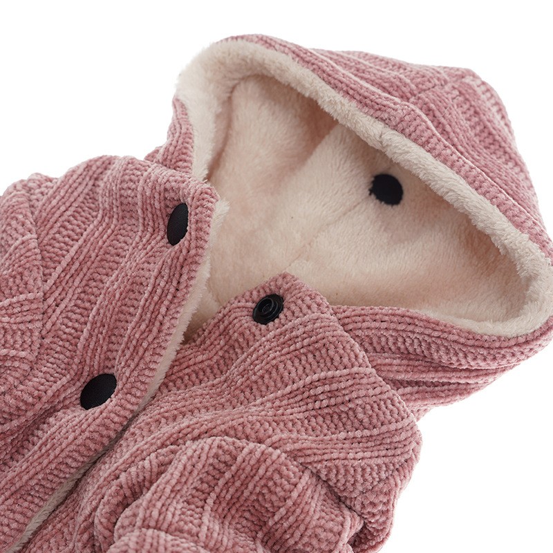 Autumn Winter Dog Clothes Warm Hooded Dog Coat Jacket for Small Dogs Waterproof Puppy Pet Jumpsuits Chihuahua Clothing Overalls