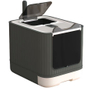 Pet Plastic Closed Cat Litter Box Cat Litter Trays Toilet