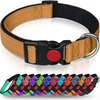 Reflective Neoprene Adjustable Padded Nylon pet Dog Collar leash lead