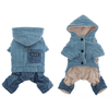 Autumn Winter Dog Clothes Warm Hooded Dog Coat Jacket for Small Dogs Waterproof Puppy Pet Jumpsuits Chihuahua Clothing Overalls