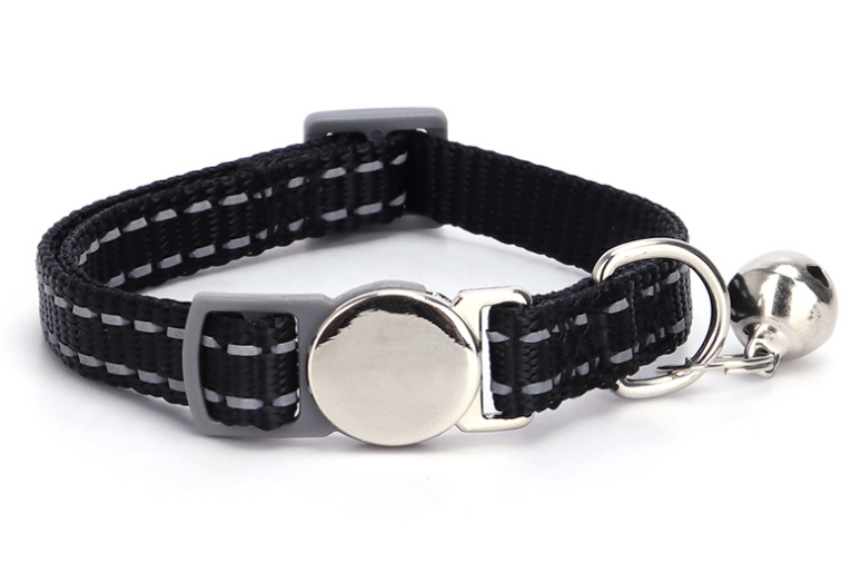 Personalized Custom Pet Tag Collar with Bell Luxury Laser Engraving Name ID Breakaway Buckle Dog Cat Nylon Collar