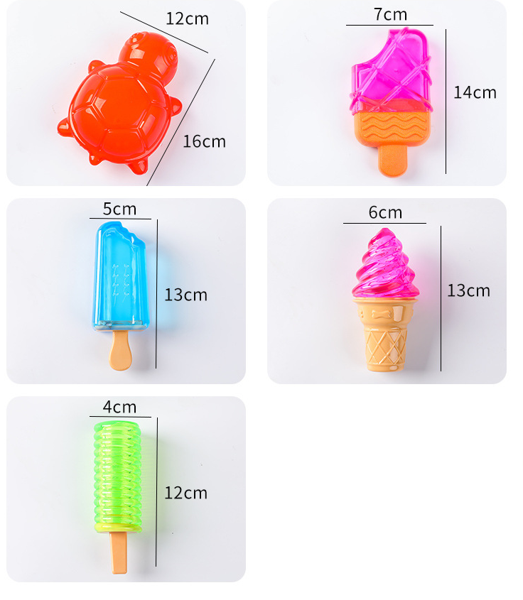 Custom Ice Cream Design Durable Tpr Dog Toys pet Chew Dog Toy