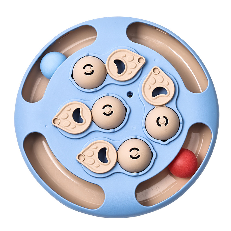 Interactive Training Pet Educational Toy Interactive IQ Training Puzzle Toys Hidden Food cat Teaser Ball Toy