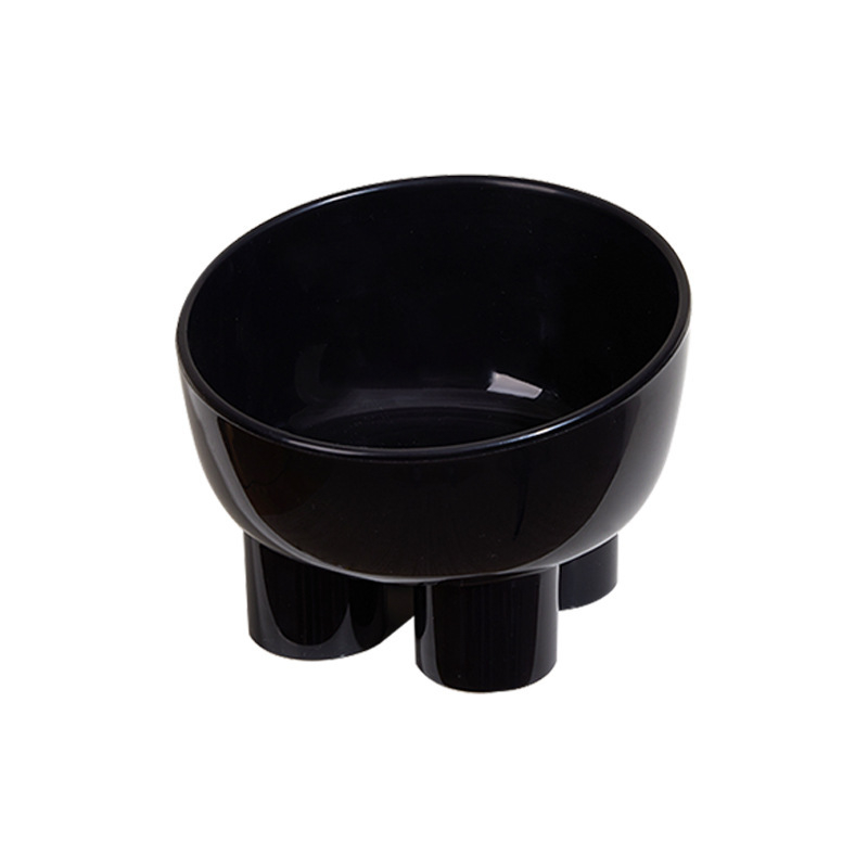 Elephant Leg Neck Protection Cat Bowl Elevated Anti-Knock Pet Food Bowls PP Plastic for Dogs
