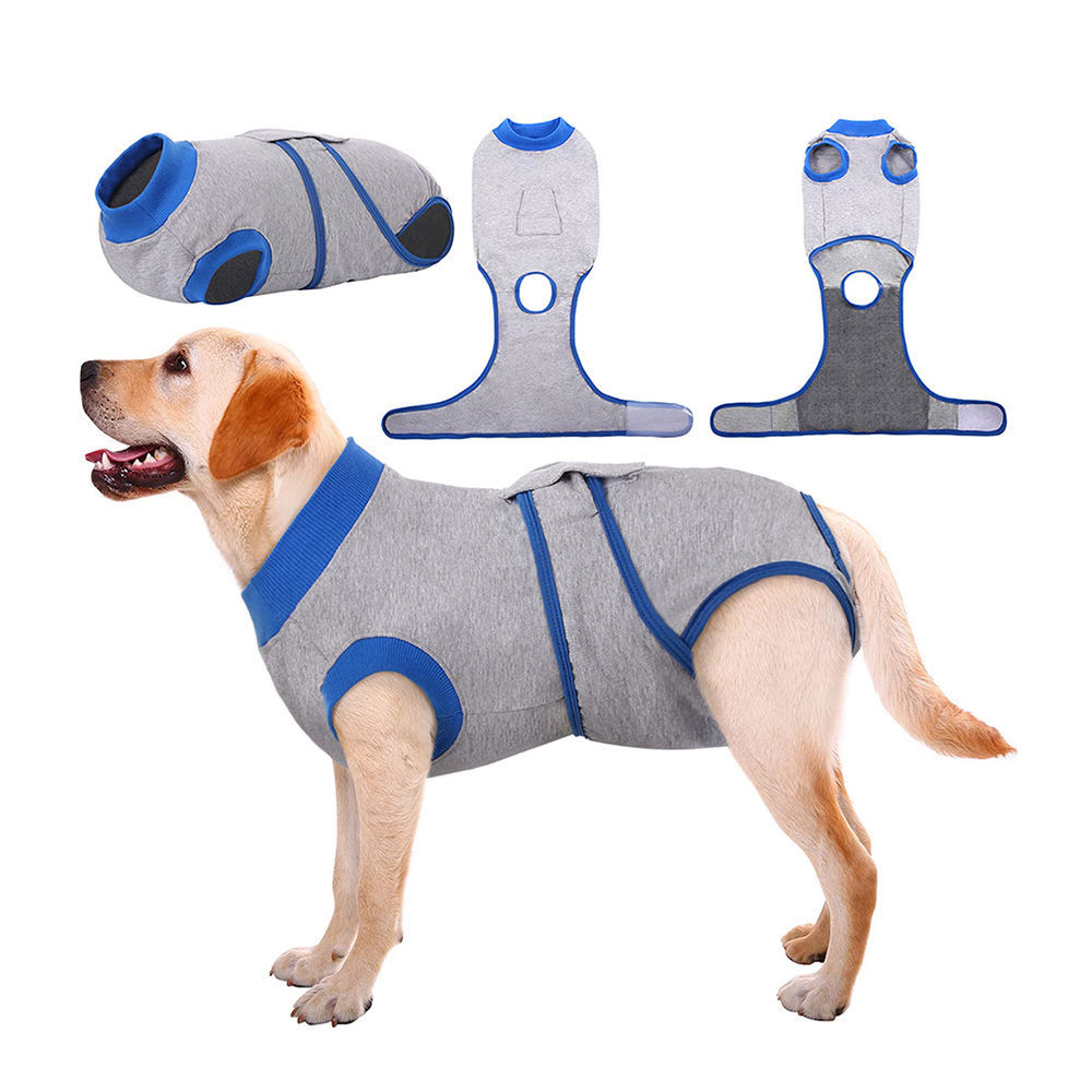Recovery Suit for Dogs Cats After Surgery, Professional Pet Recovery Shirt Dog Abdominal Wounds Bandages,Prevent Licking Clothing