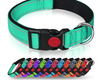 Reflective Neoprene Adjustable Padded Nylon pet Dog Collar leash lead