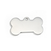 Blank Printer Anodized Aluminium Stainless Steel Custom Necklace Metal Bone Shaped Blank Chain Dog Tag