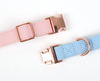 Rose Metal Buckle PU Leather Pet Collars Dog Collar