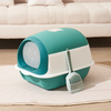 Plastic Closed Pet Cat Litter Box Cat Litter Trays Toilet