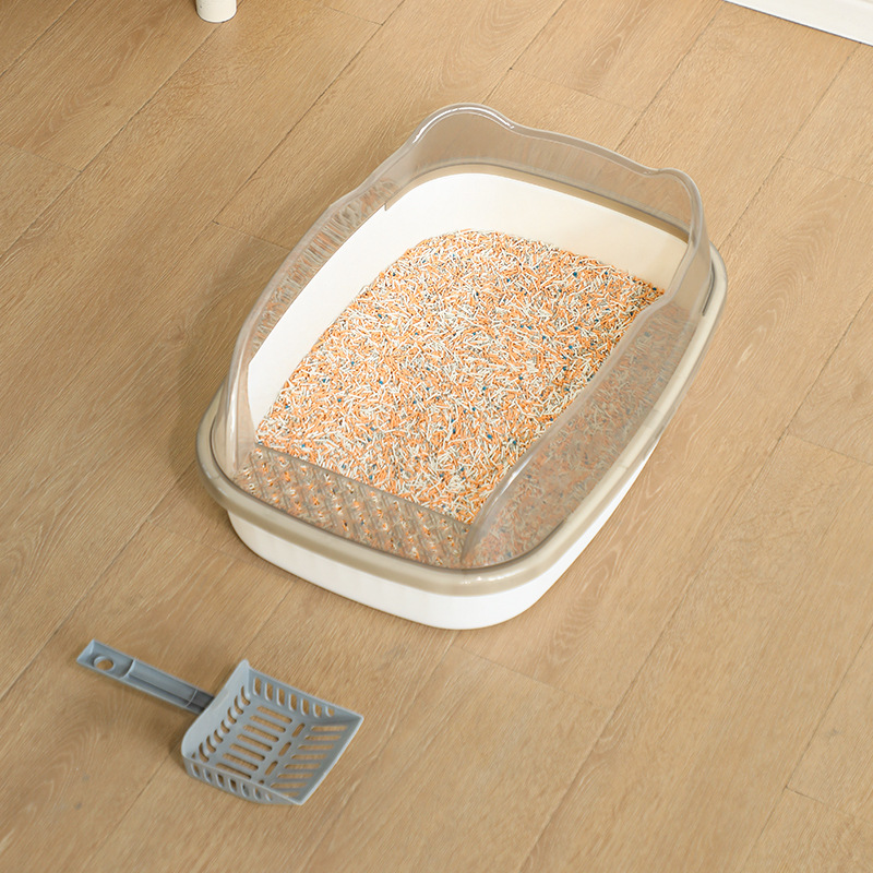 Plastic Cat Litter Box Tray Pet Accessories Cats Toilet