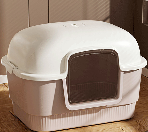 customization customized plastic pet cat litter box litter tray toilet