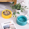 Stainless steel plastic pet dog bowl bowls