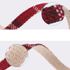 factory customize Linen Cotton Wear Resistant Safe Breakaway Buckle Adjustable Sash Bell Pet Cat Puppy Collar