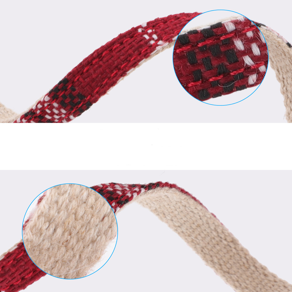 factory customize Linen Cotton Wear Resistant Safe Breakaway Buckle Adjustable Sash Bell Pet Cat Puppy Collar