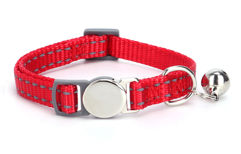 Personalized Custom Pet Tag Collar with Bell Luxury Laser Engraving Name ID Breakaway Buckle Dog Cat Nylon Collar