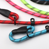 durable Reflective Nylon Dog Traction Rope Braided Climbing Rope Dog Lead Dog Leash