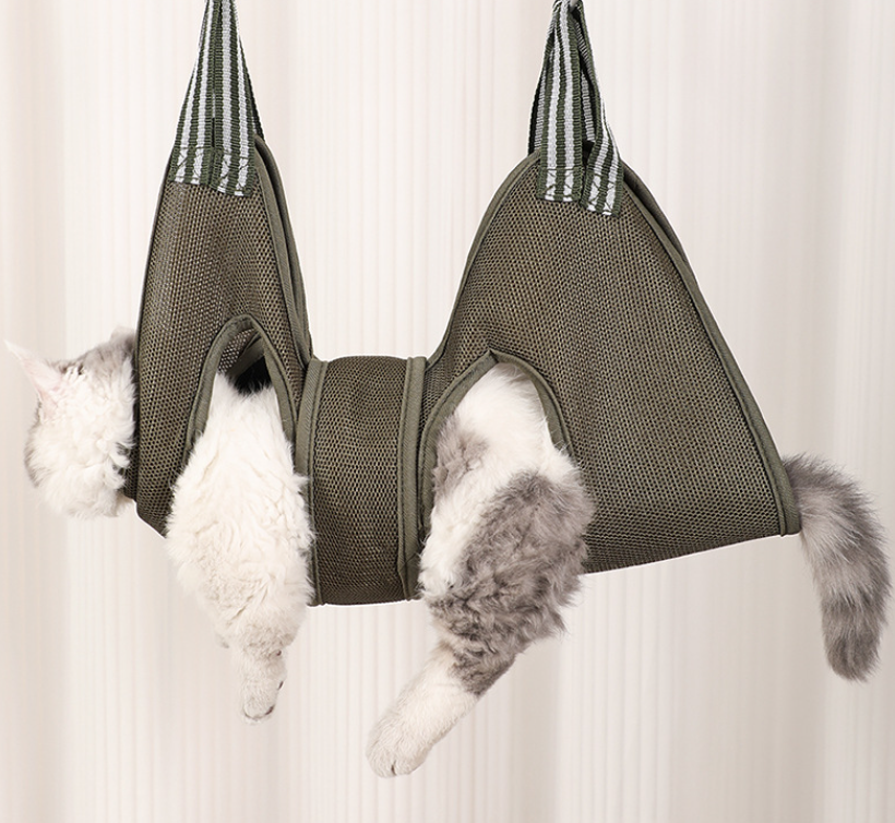 Cat Bath Nail Clipper Anti-Scratch Wash Cat Bag Fixed Guarantee Cat Bag Shackle Hanging Cat Bag Pet Hammock