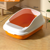 Cats Litter Box Semi Automatic Pet Cat Toilet Cat Training Toilet Kitten Toilet Boxes