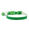PU Leather Soft Breakaway Buckle solid color Cat Collar with Bell Colorful