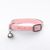 Velvet Crystal Rhinestone Soft Elastic Belt Cat Necklace Collar Diamond Chain