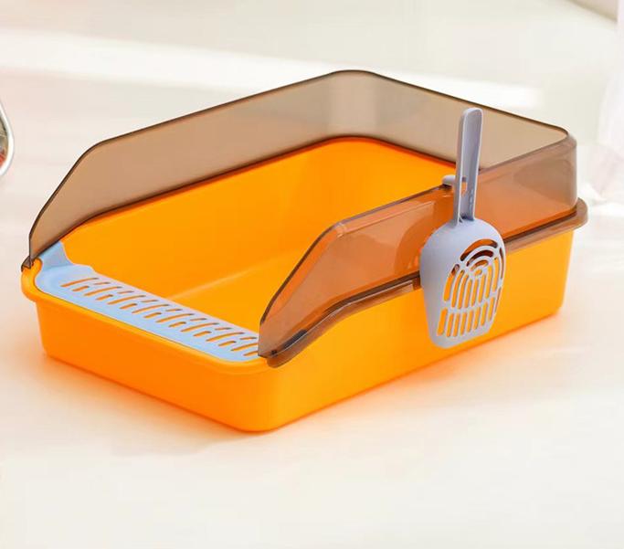 Cat Litter Box tray Plastic Cats Sandbox Toilet Pet Cleaning Cat Toilet Products
