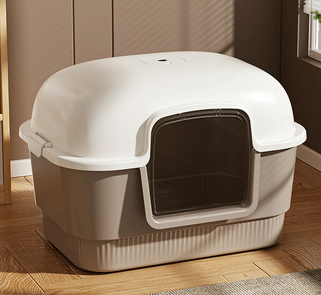 customization customized plastic pet cat litter box litter tray toilet