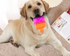 Custom Ice Cream Design Durable Tpr Dog Toys pet Chew Dog Toy