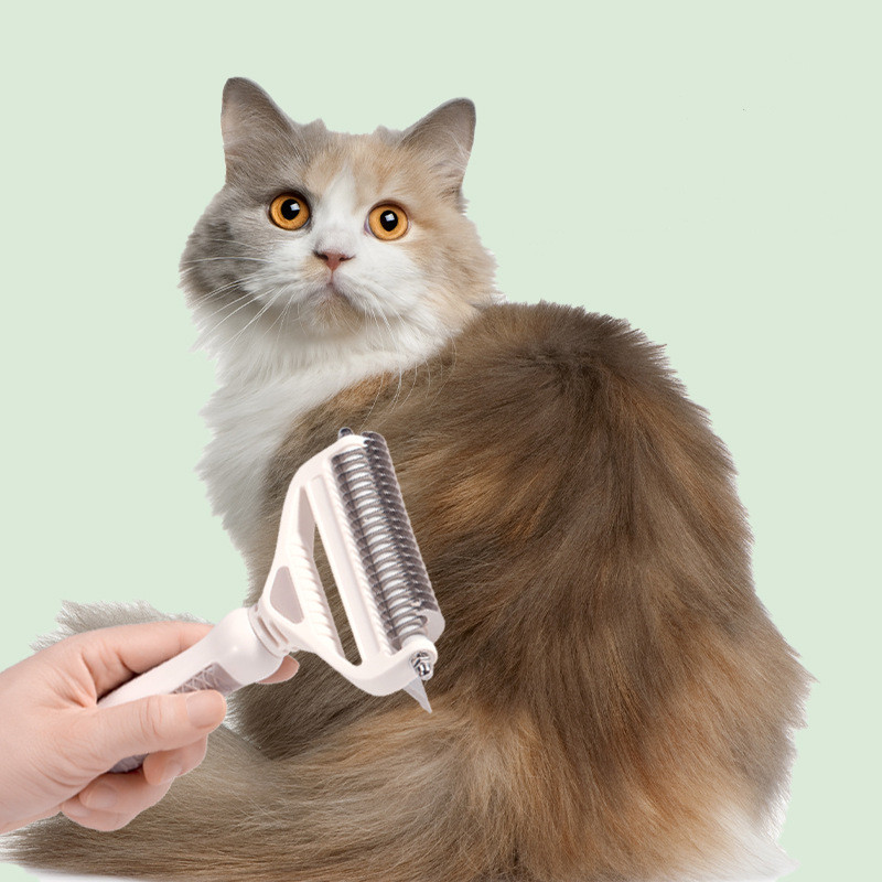 Double Sided Long Hair Pet Knot Comb Dog cat Grooming Comb tool