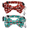 New Style Christmas Santa Claus Snowflake Snowman Breakaway Buckle Safety Cat Collar for Pet Cats Collars