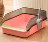 Cat Litter Box tray Plastic Cats Sandbox Toilet Pet Cleaning Cat Toilet Products
