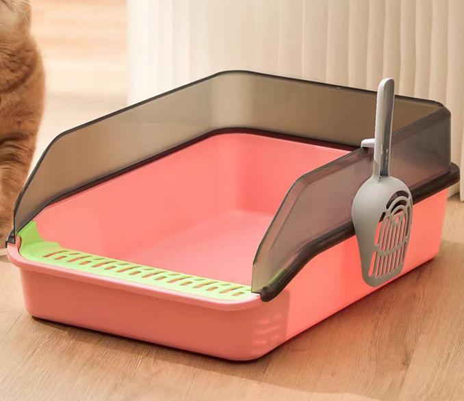 Cat Litter Box tray Plastic Cats Sandbox Toilet Pet Cleaning Cat Toilet Products