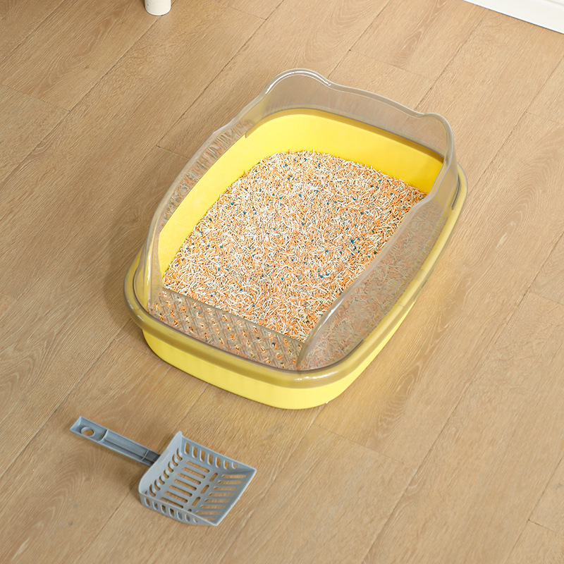 Plastic Cat Litter Box Tray Pet Accessories Cats Toilet